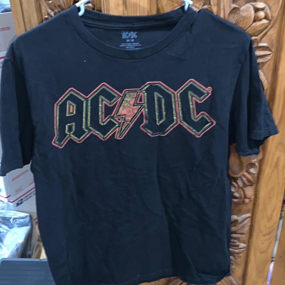 EUC AC/DC black medium tee shirt